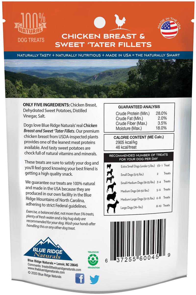Blue Ridge Naturals Chicken Breast & Sweet Potato Fillets Blue Ridge Naturals Chicken Breast & Sweet Potato Fillets
