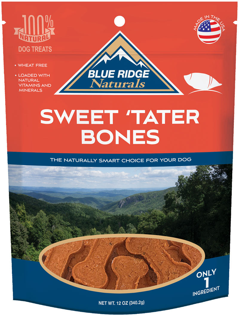 Blue Ridge Naturals Sweet 'Tater Bones Dog Treats Blue Ridge Naturals Sweet 'Tater Bones Dog Treats