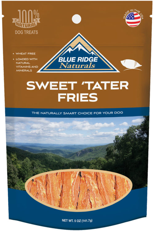 Front of Blue Ridge Naturals Sweet 'Tater Fries package.