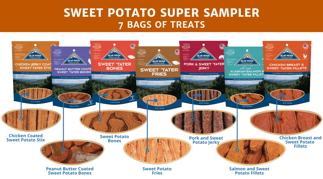 HIGHLIGHTSweet Potato Super Sampler - 7 bags of treats